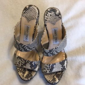 Snake skin Jimmy Choo heels